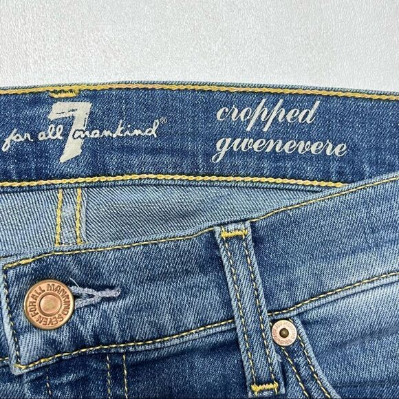 7 for All Mankind | Cropped Gwenevre Denim Jeans - Picture 3 of 6